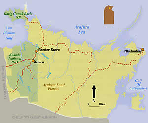 Kakadu Map
