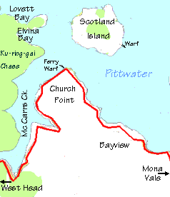 Church Point Map