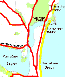 Narrabeen Map