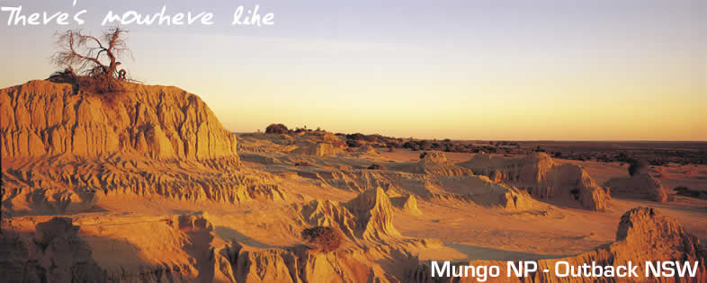 The Outback - NSW. Lake Mungo National Park