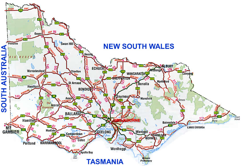 Victoria Road Map