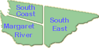 South West Western Australia Interactive map