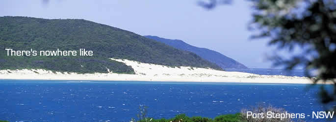 Come and holiday in Port Stephens  NSW