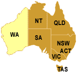 Map of Australia