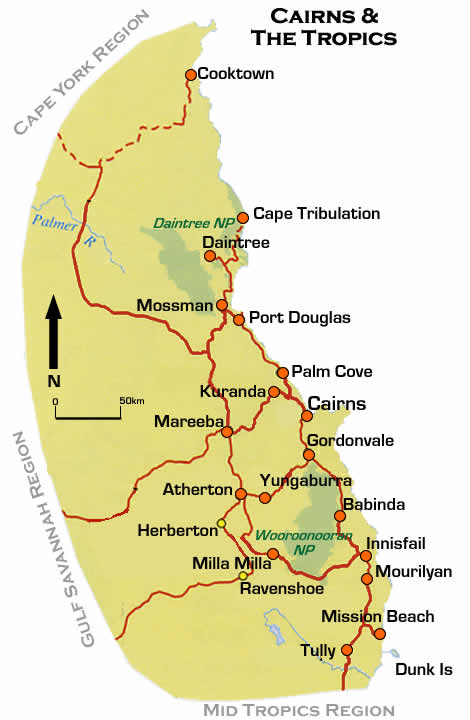 tropical coast road maps