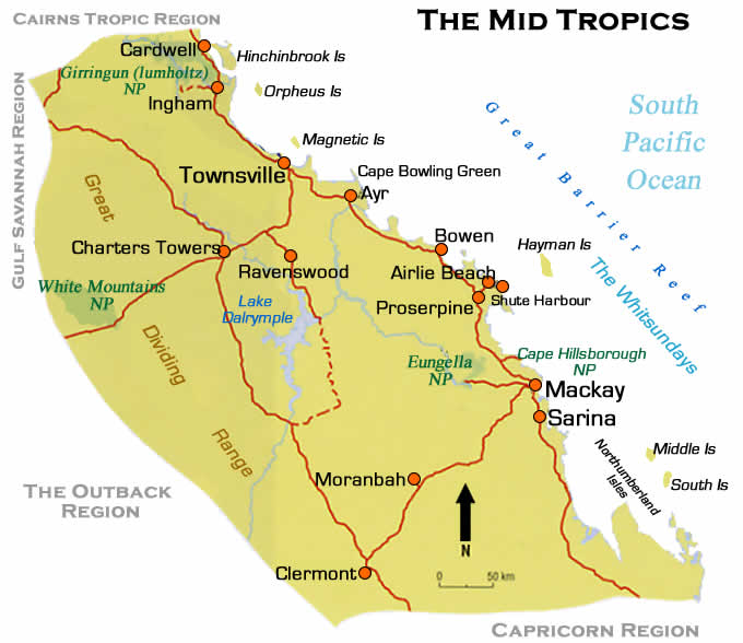 whitsunday coast map