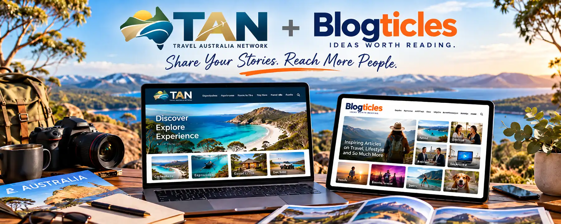 Travel publishing across Travel Australia Network and Blogticles
