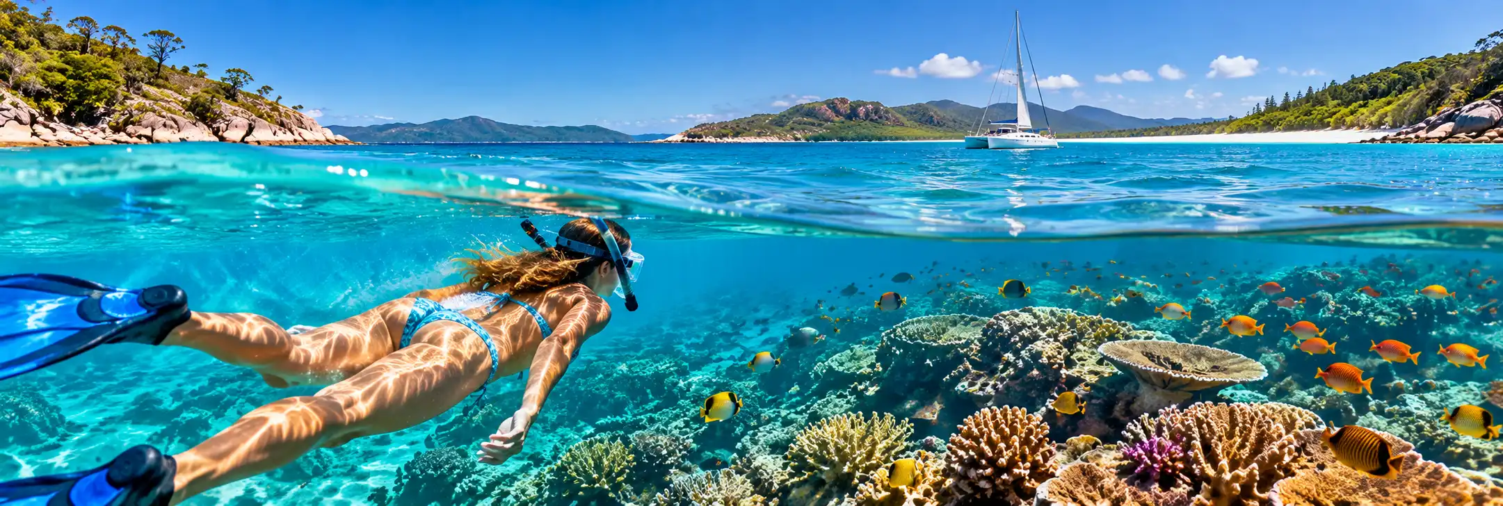 Australian travel experiences including reef, sailing and outdoor adventure