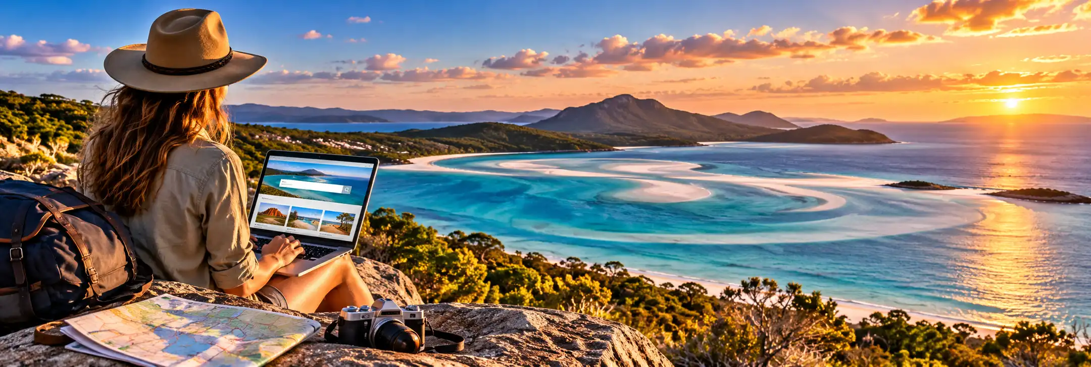 Australian travel landscape representing places to discover across Australia