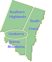 Canberra & South New South Wales Interactive Map