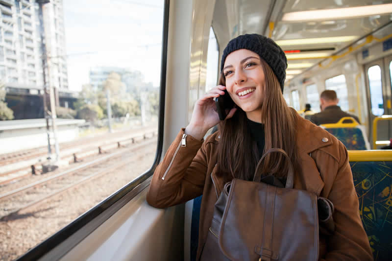 Train travel is fun