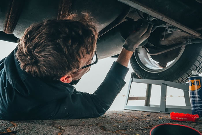 Mechanic at work