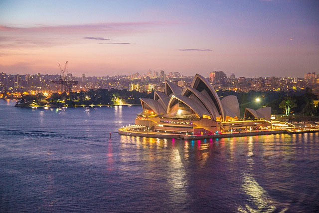 Sydney Harbour at Night