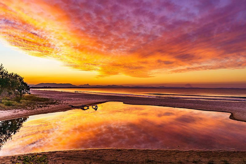 Sunset over Byron Bay